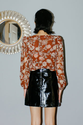 ASTR The Label Odette Floral Bodysuit