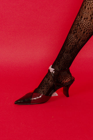 Zara FW19 Campaign Animal Print Slingback Leather Heels