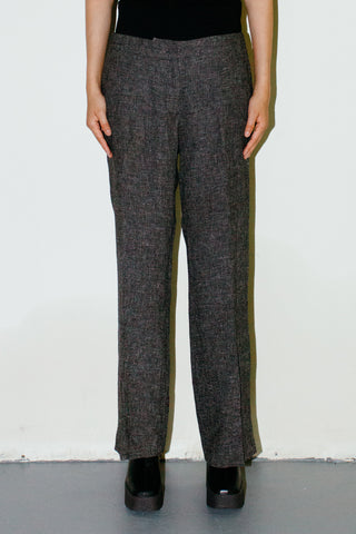 Vintage Max Mara Tweed Linen Trousers
