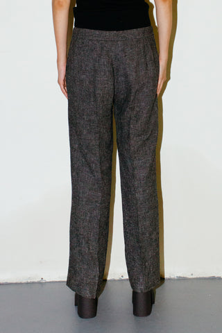 Vintage Max Mara Tweed Linen Trousers