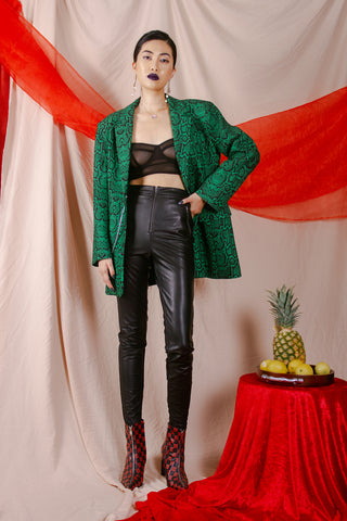 h:ours Faux Leather Starlet Pant