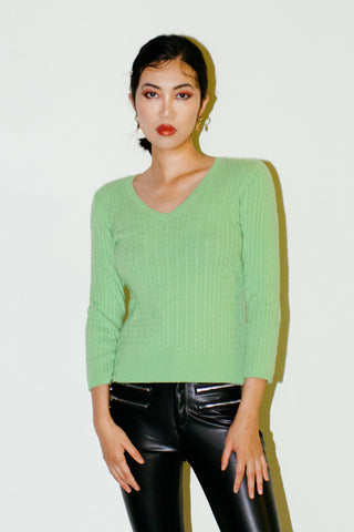griffen Cable Knit Cashmere Pullover Sweater