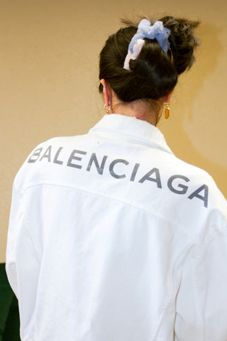 Balenciaga AW16 Logo Denim Jacket