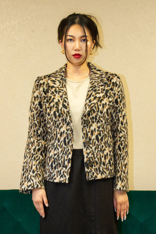 Urban Outfitters Terrie Leopard Blazer
