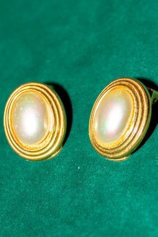 Vintage Christian Dior Pearl Clip On Earring