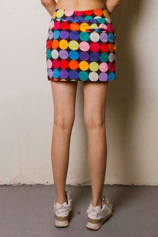 Loudmouth Multicolored Balls Dots Golf Skort/Skirt
