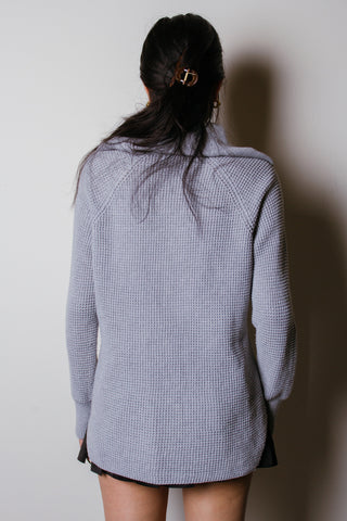MICHAEL Michael Kors Turtleneck Drop Shoulders Pullover Sweater