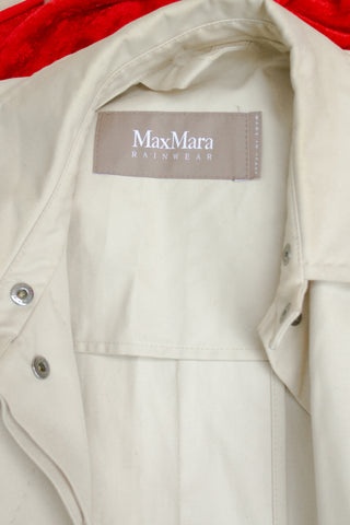 Max Mara Rainwear Water Repellent Trench Coat