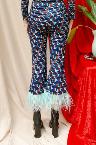 MIXSEVEN F U C K Feather Flare Pant