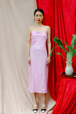 ASTR The Label Bonita Midi Dress in Pink Peony
