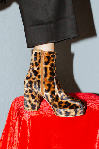 Urban Outfitters Olivia Leopard Platform Boot