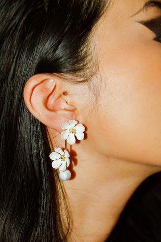 Floral Drop Earring