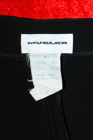 Vintage Mugler Wrap Velcro Skirt