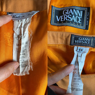 Vintage Gianni Versace Couture Wool Blazer with Lace Trim 2-Piece Suit Set