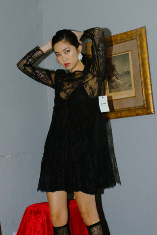 GRLFRND Reese Lace Mini Dress