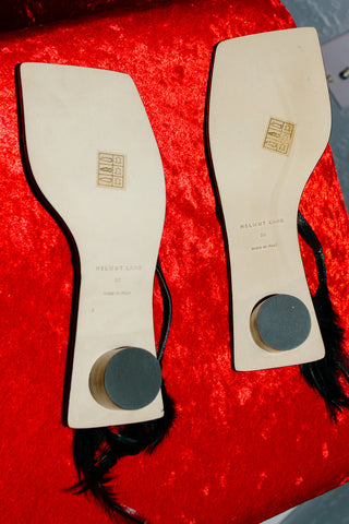 Helmut Lang Feather Sandals
